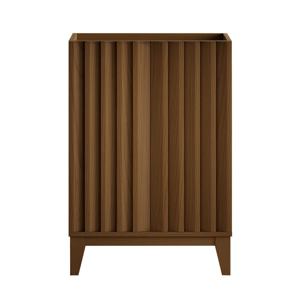 Troyes 24" Freestanding Bathroom Vanity Cabinet without Top in Brown Oak