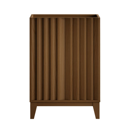 Troyes 24" Freestanding Bathroom Vanity Cabinet without Top in Brown Oak