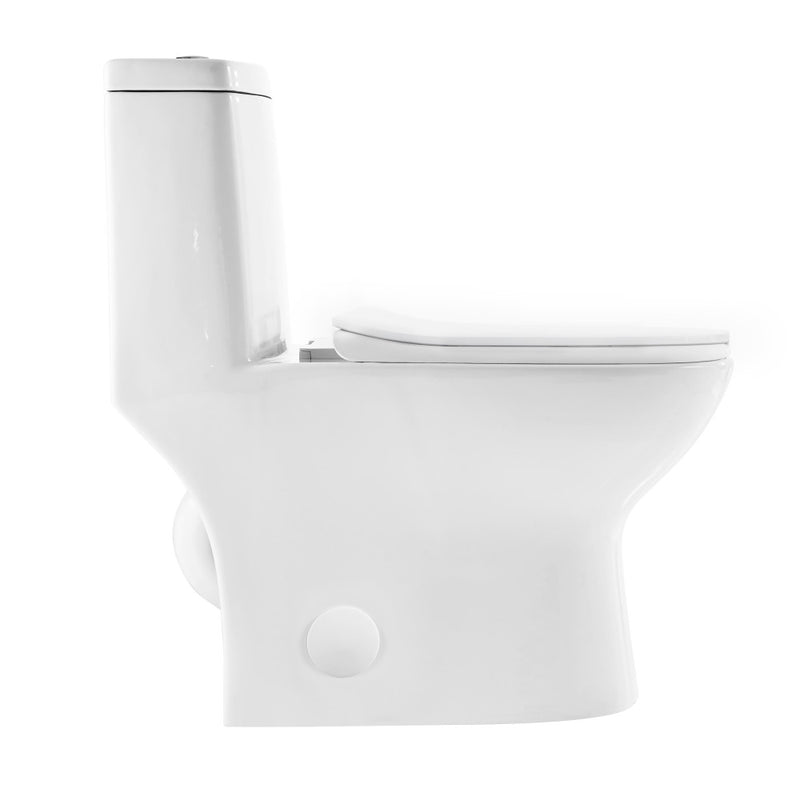 Ivy One-Piece Elongated Toilet Vortex Dual-Flush 1.1/1.6 gpf