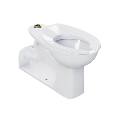Marquette Rear Outlet Commercial Elongated Top Spud Flushometer Toilet Bowl