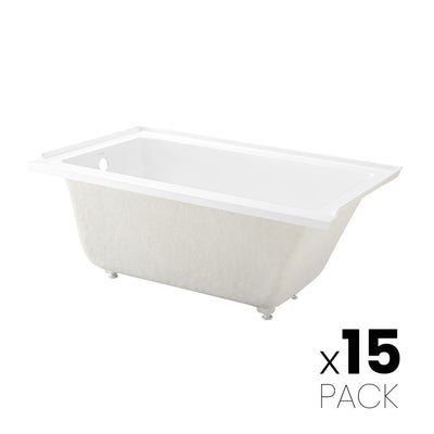 Voltaire 60" x 30" Left-Hand Drain Alcove Bathtub (15 - Pack)