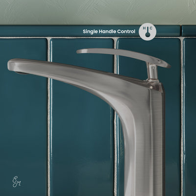 Sublime Single Hole, Single-Handle, Bathroom Faucet in Brushed Nickel