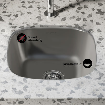 Toulouse 16 x 16 Stainless Steel, Single Basin, Undermount Kitchen Sink