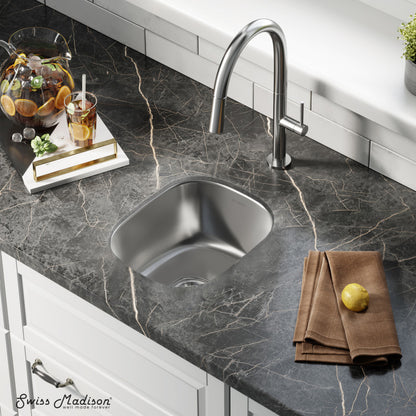 Toulouse 13 x 15 Stainless Steel Single Basin Undermount Kitchen Sink