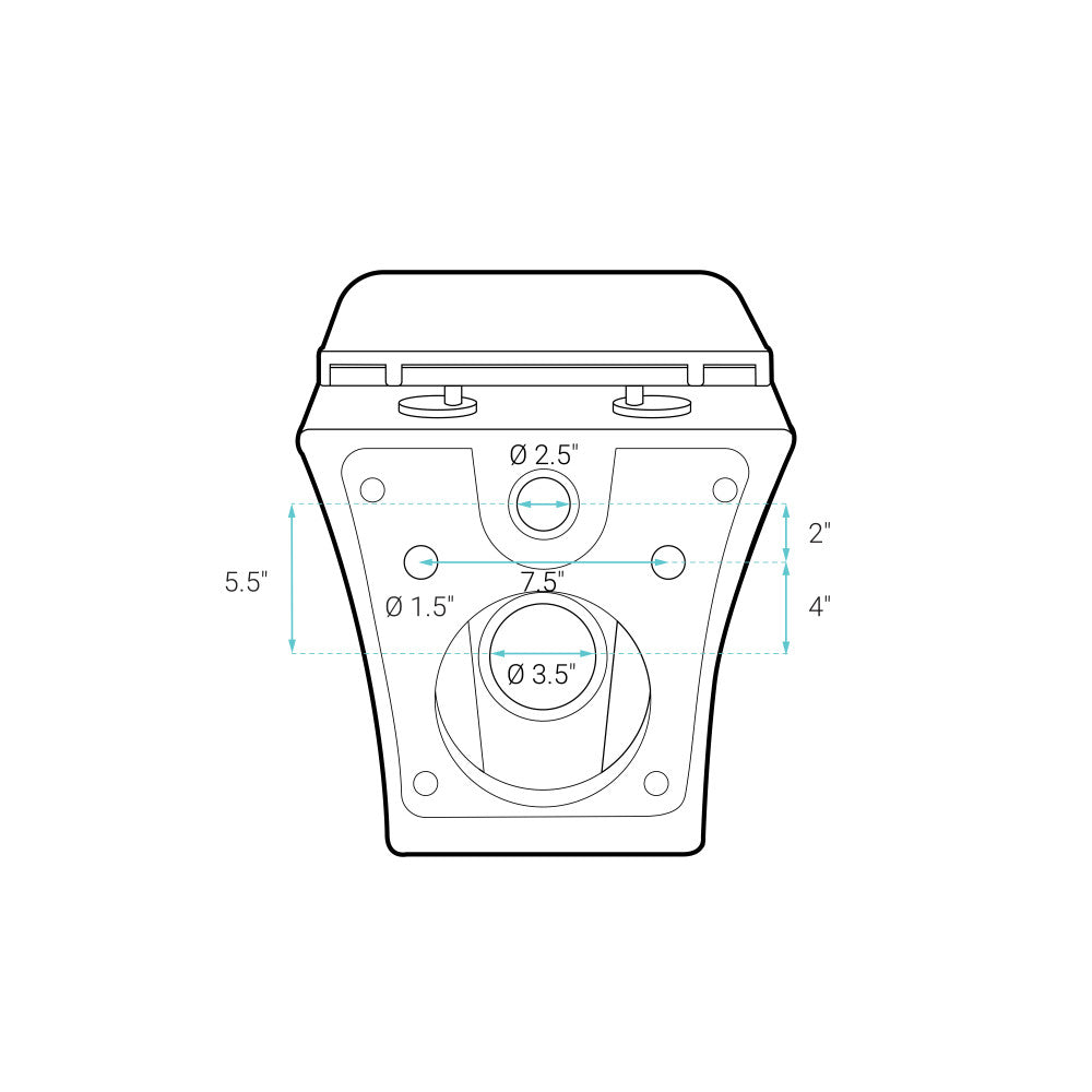 Carre Wall-Hung Elongated Toilet Bowl in Matte Black
