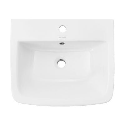 Carre 21" Wall-Mount Bathroom Sink