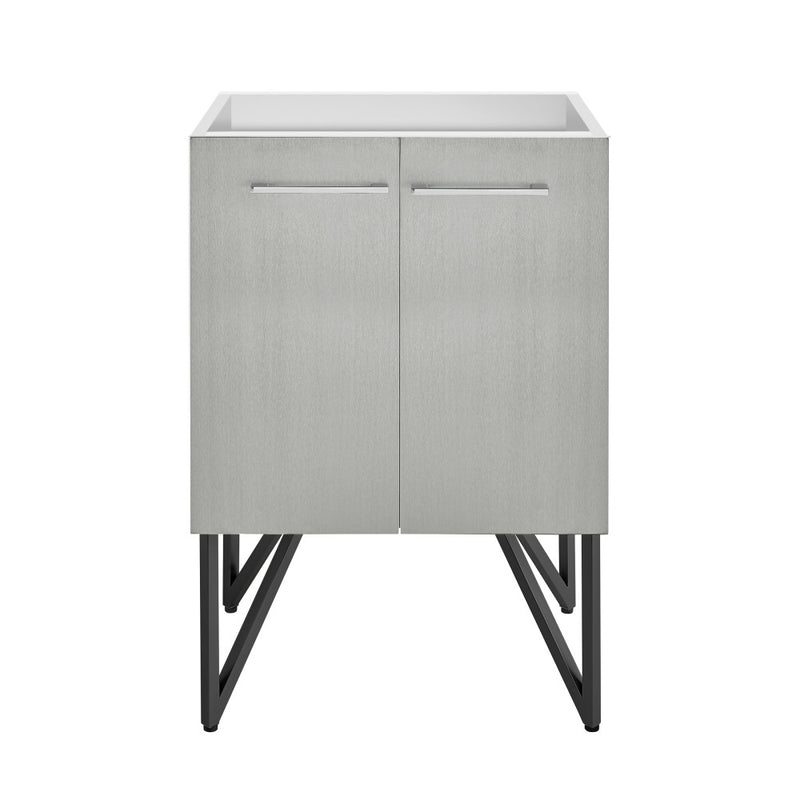 Annecy 24 Brushed Gray Bathroom Vanity Cabinet Only (SM-BV232)
