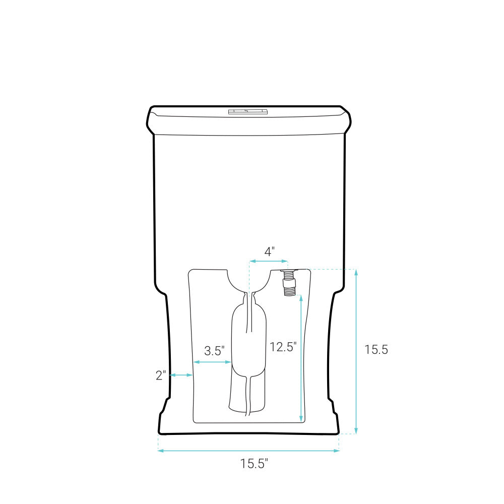 Voltaire One-Piece Elongated Toilet Dual-Flush 1.1/1.6 gpf in Matte Black