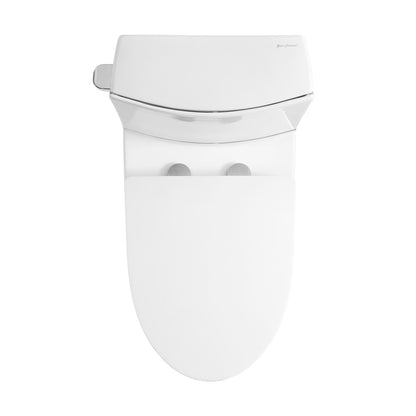 St. Tropez Two-Piece 12" Rough-in 1.28 GPF Left Flush Toilet in Glossy White