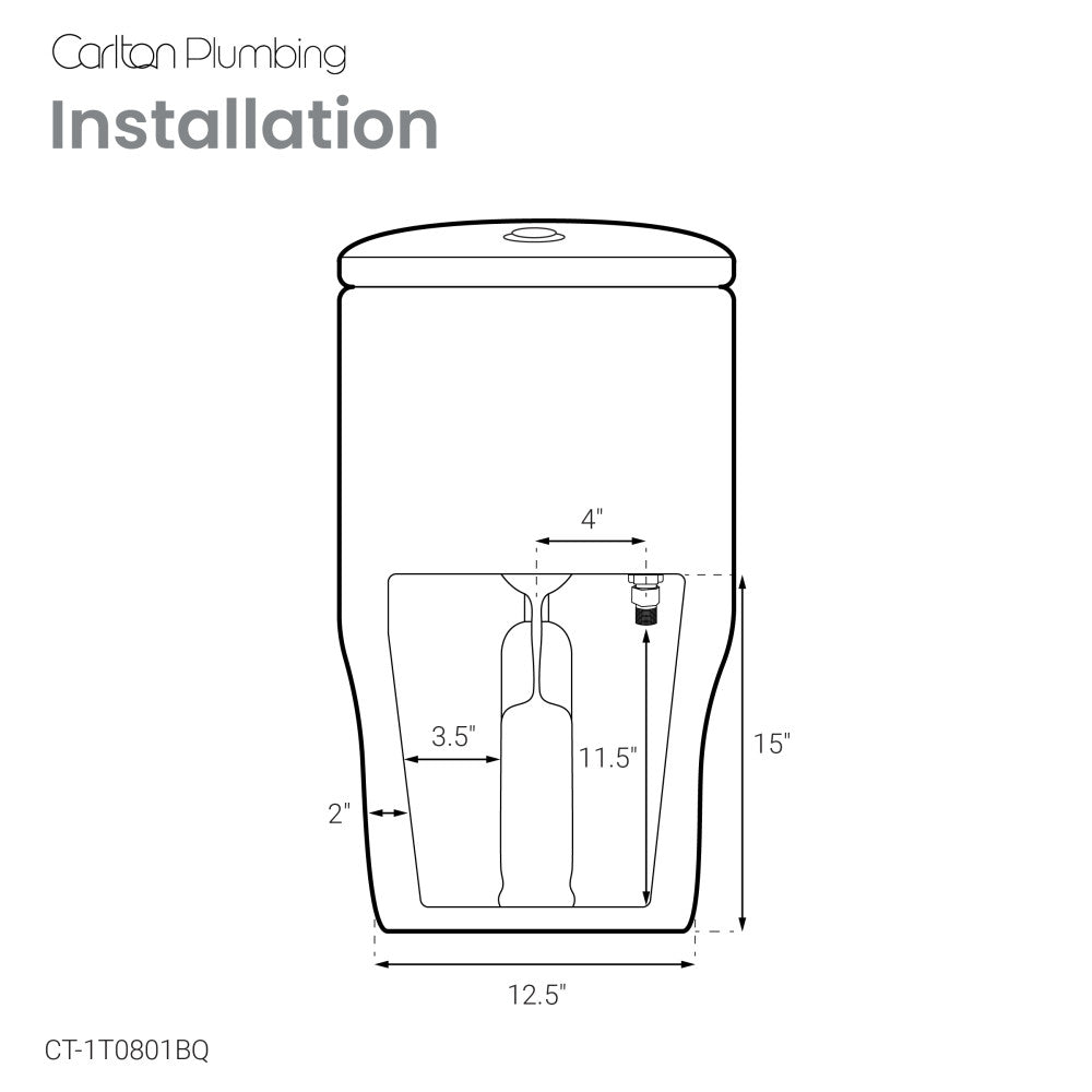 Sublime II One-Piece 10" Rough-in 1.1/1.6 GPF Dual Top Flush Round Toilet in Glossy Bisque