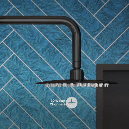 Ivy Single-Handle 1-Spray Tub and Shower Faucet in Matte Black (Valve Included)