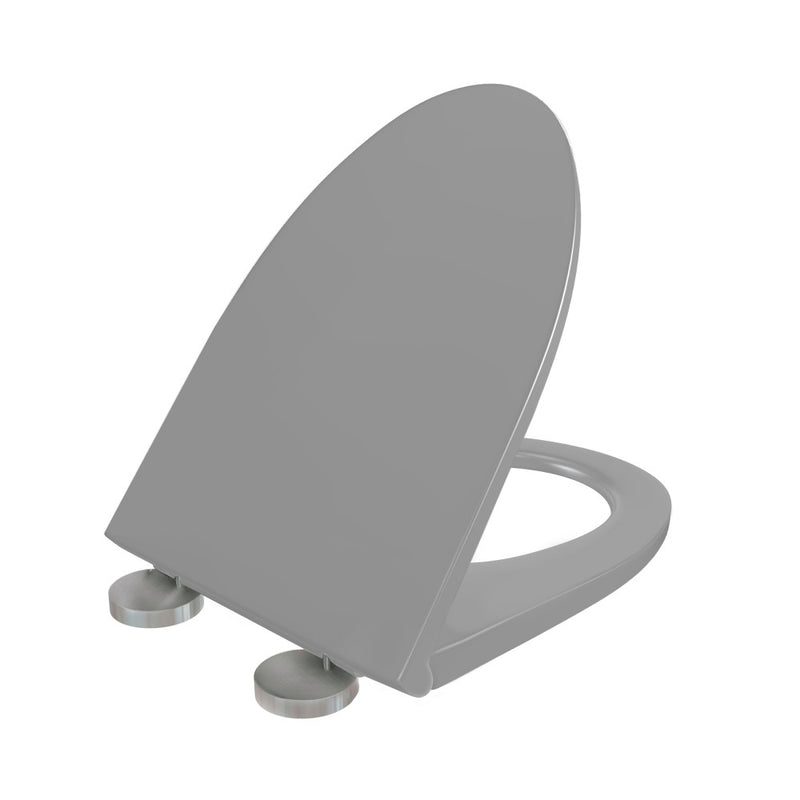 Quick Release Toilet Seat in Matte Grey (SM-1T181MG)