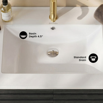 36 Ceramic Vanity Sink Top