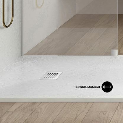 Terre P Series 60" x 36" Reversible Drain Shower Base
