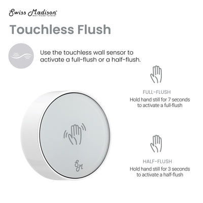 St. Tropez One-Piece Elongated Toilet, Touchless 1.1/1.6 gpf