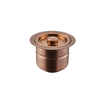 4.5" Stainless Steel Basket Drain in Rose Gold