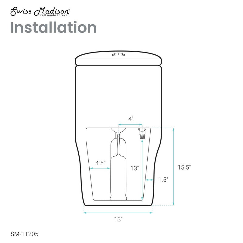 Sublime One-Piece Elongated Toilet Dual-Flush 1.1/1.6 gpf