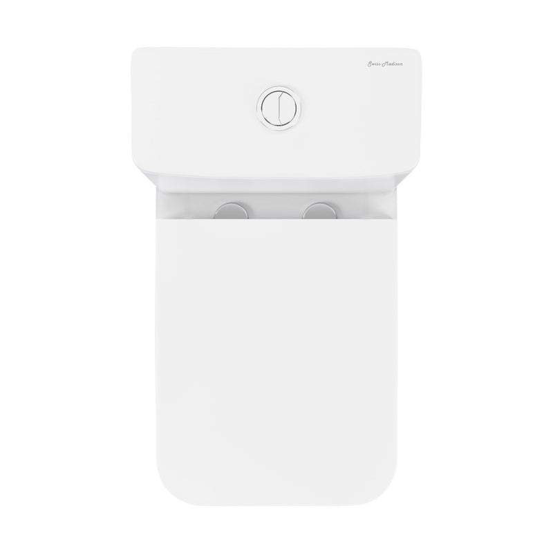 Carre One Piece Square Toilet Dual Flush 1.1/1.6 gpf in Matte White