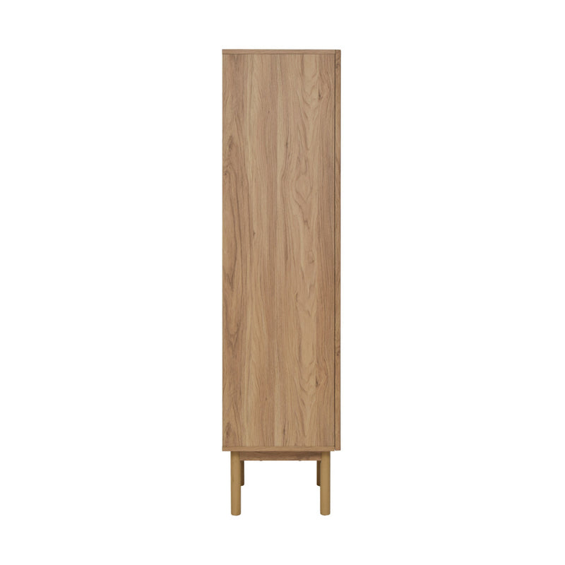 Classe 15.5 x 15 x 60 Freestanding Linen Cabinet in Toppan Oak