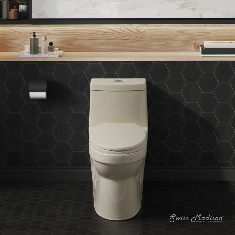 Virage One Piece Elongated Dual Flush Toilet 1.1/1.6 gpf in Bisque