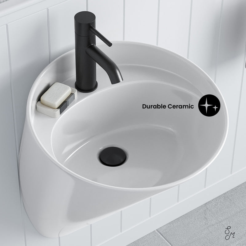 Calice 18" Wall-Mount Bathroom Sink