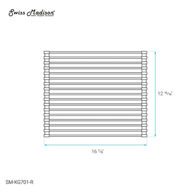 17" x 13" Kitchen Sink Grid, Red