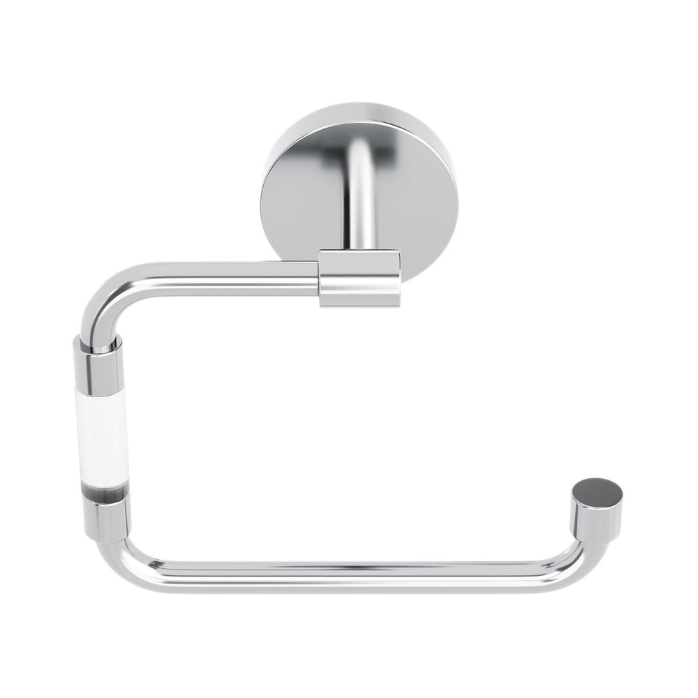 Verre Acrylic Toilet Paper Holder in Chrome