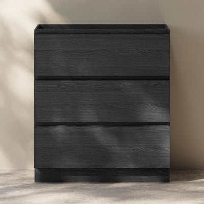 Liberte 30" Freestanding Bathroom Vanity Cabinet without Top in Black Oak