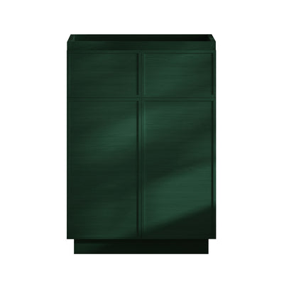 St. Tropez 24" Freestanding Bathroom Vanity Cabinet without Top in Green Oak