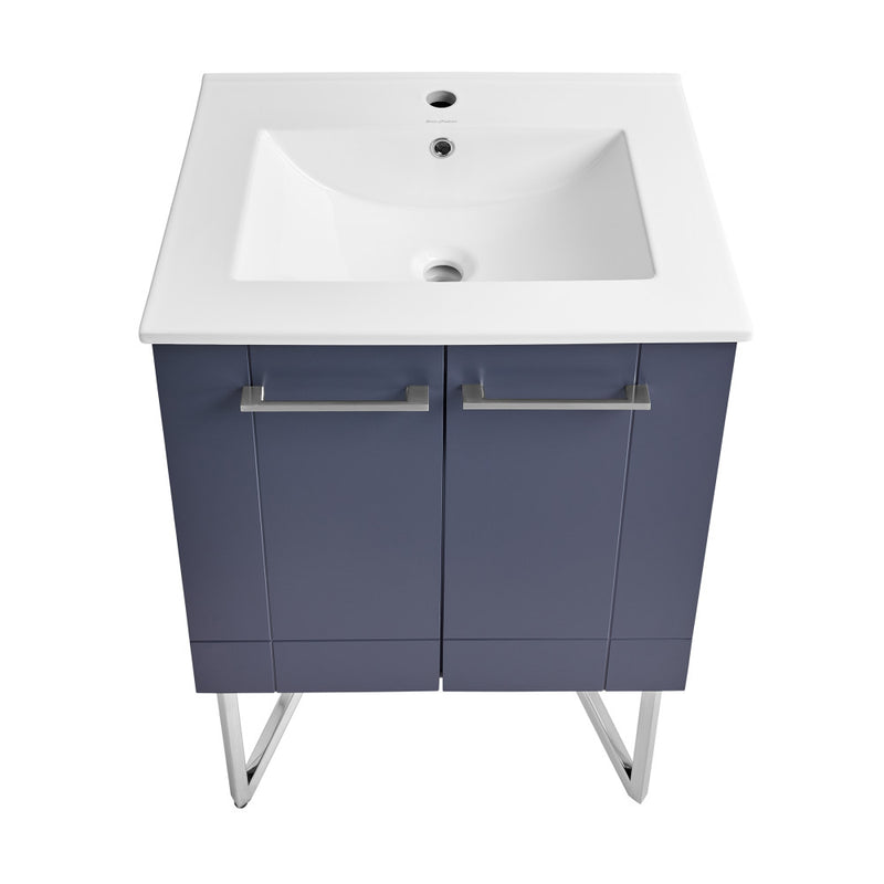 Annecy 24" Bathroom Vanity in Cinder Purple