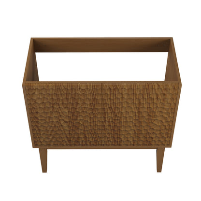 Bosse 36" Freestanding Bathroom Vanity Cabinet without Top in Brown Oak