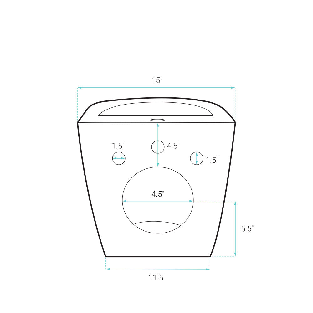 St. Tropez Wall Hung Bidet in Matte Black