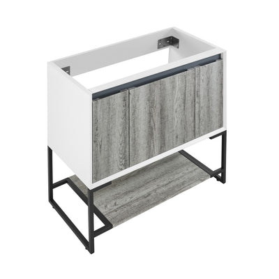 Marseille 36" Bathroom Vanity in Oak - Cabinet Only