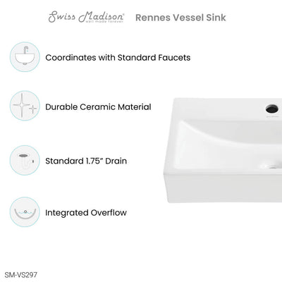 Rennes Vanity 24" Vessel Sink