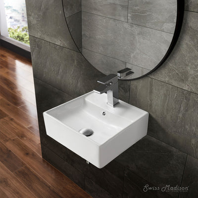 Claire Compact Ceramic Wall hung Sink