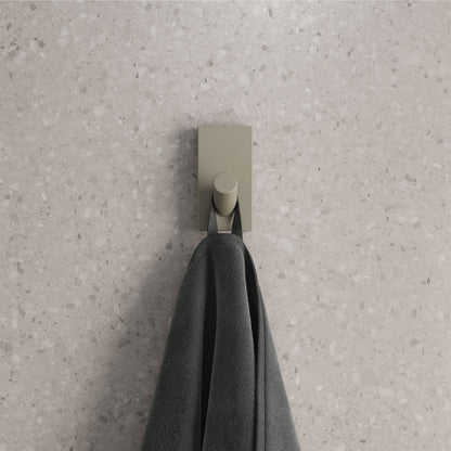 Monaco Concrete Bathroom Robe Hook in Taupe