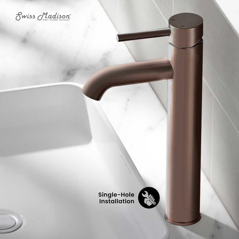 Ivy Single Hole, Single-Handle, High Arc Bathroom Faucet in Oil Rubbed Bronze