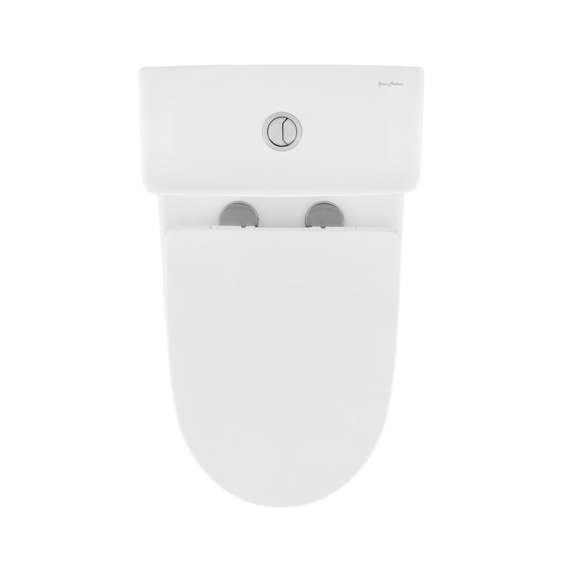 Arles One-Piece Elongated Toilet Vortex Dual-Flush 0.8/1.18 gpf