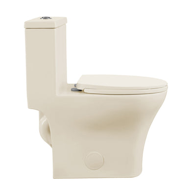 Sublime III One-Piece Round Toilet Vortex™ Dual-Flush 0.95/1.26 gpf in Bisque