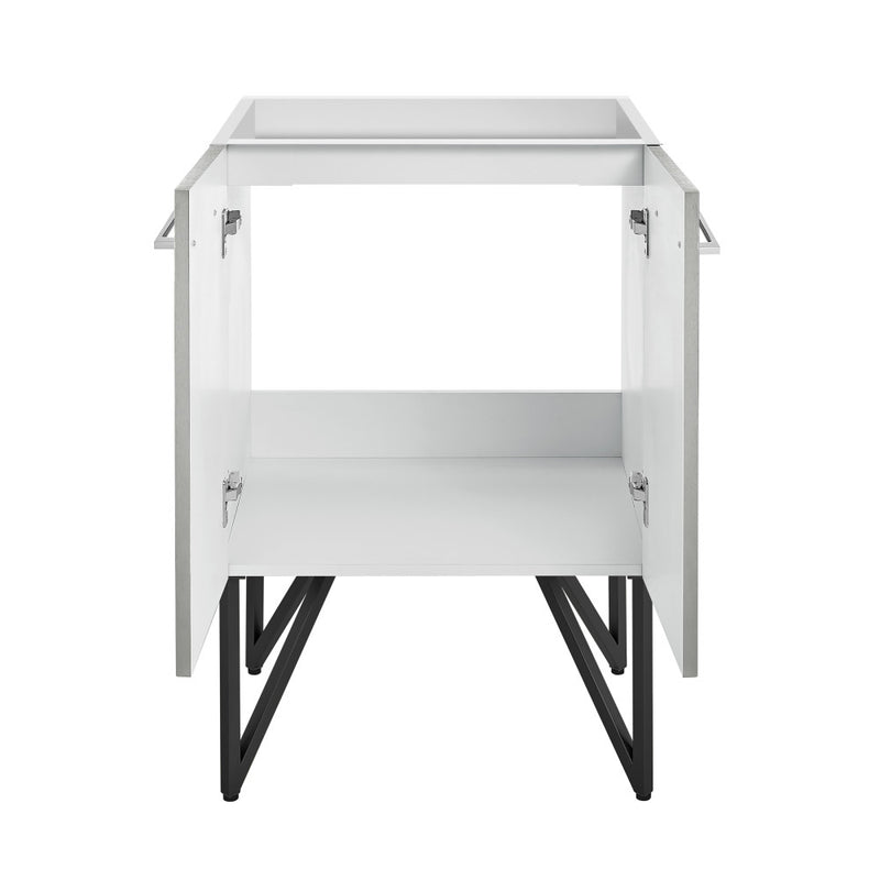 Annecy 24 Brushed Gray Bathroom Vanity Cabinet Only (SM-BV232)