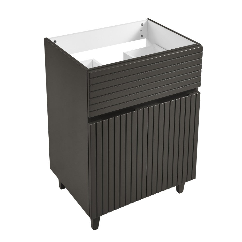 Bernay 24 Bathroom Vanity in Cedar Gray Cabinet Only