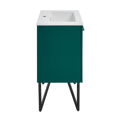 Annecy 24" Bathroom Vanity in Barracuda Teal