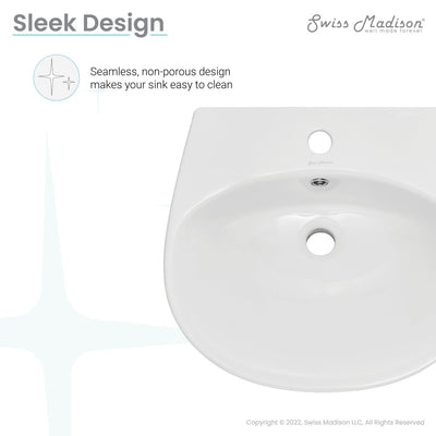 Ivy 19" Wall-Mount Bathroom Sink