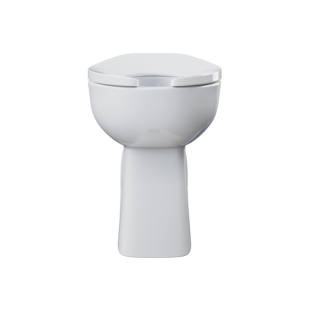 Marquette Rear Outlet Commercial Elongated Top Spud Flushometer Toilet Bowl