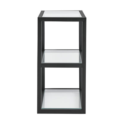 Pierre 16"x20"x10" Wall-Mounted Linen Cabinet in Matte Black