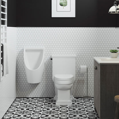 Voltaire Waterless Urinal in White