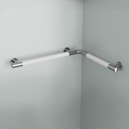 Auvergne 29" x 22" Right Angle Grab Bar in Matte White