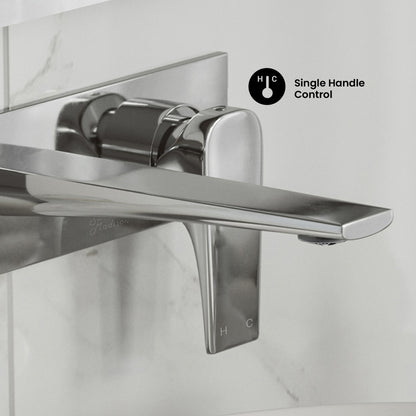 Monaco Single-Handle, Wall-Mount, Bathroom Faucet in Chrome