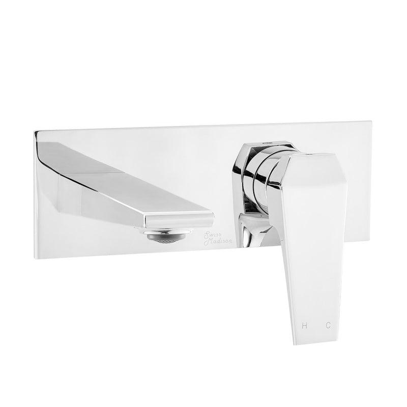 Voltaire Single-Handle, Wall-Mount, Bathroom Faucet in Chrome