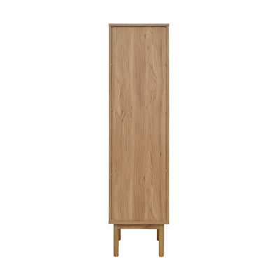 Classe 15.5 x 15 x 60 Freestanding Linen Cabinet in Toppan Oak